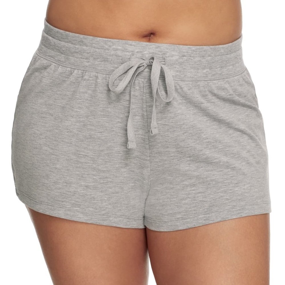 BARE NECESSITIES Relax, Recharge, Recycled Knit Shorts. NWT heather grey…